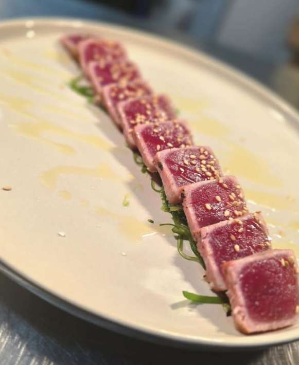 Tataki de atún rojo